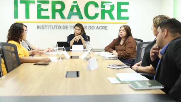 Iteracre e Defensoria Pública tratam sobre termo de cooperação técnica e parceria estratégica para o avanço da regularização fundiária