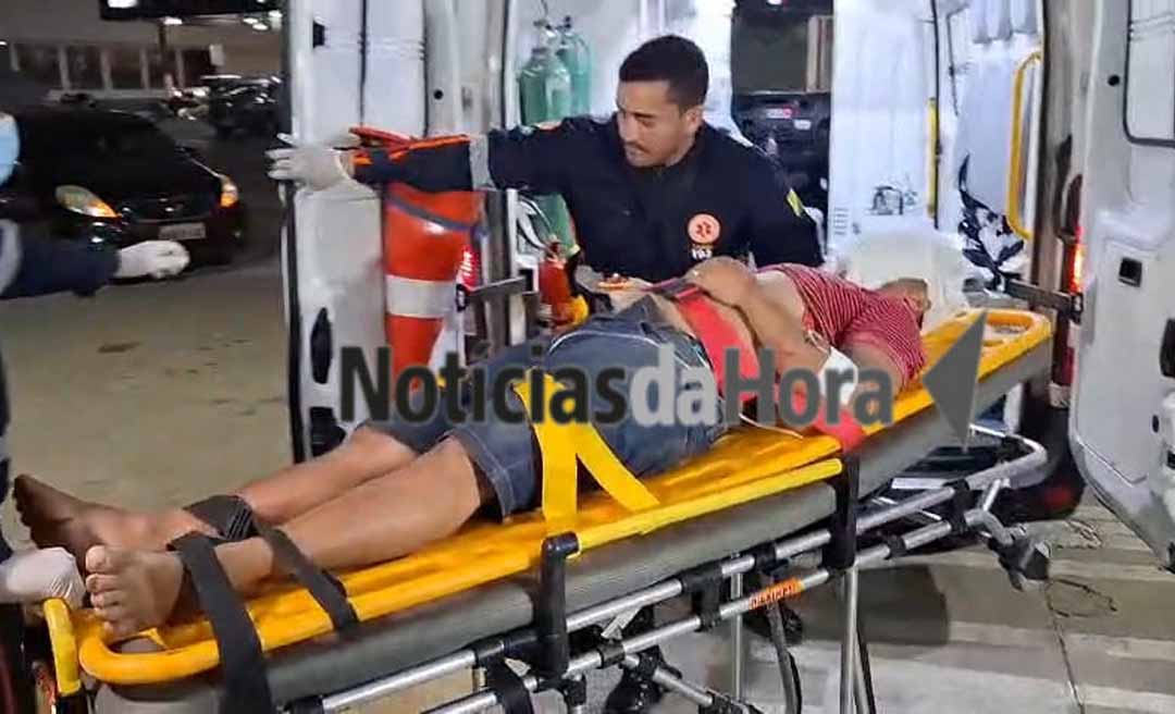 Jovem é brutalmente espancado com golpes de ripa e dá entrada no Pronto-Socorro de Rio Branco com diversas fraturas