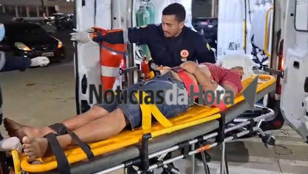 Jovem é brutalmente espancado com golpes de ripa e dá entrada no Pronto-Socorro de Rio Branco com diversas fraturas