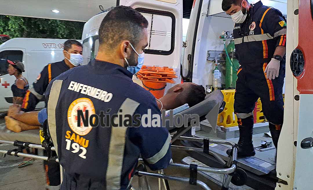 Discussão familiar termina com padrasto esfaqueado pelo enteado no bairro Montanhês, em Rio Branco