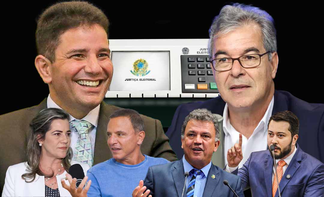 Com o eleitor escolhendo Gladson e Jorge como primeira opção para o Senado, segunda vaga parece indefinida com empate de Mara, Jarude, Bittar e Petecão