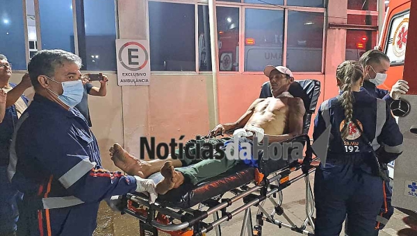 Indígena é atacado no pescoço com pedaço de espelho durante bebedeira em Rio Branco e sobrevive após atendimento do Samu