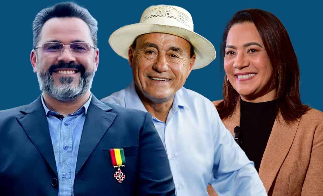 Pesquisa Data Control aponta Alan Rick na liderança para o governo do Acre em oito municípios; Bocalom e Mailza empatam tecnicamente