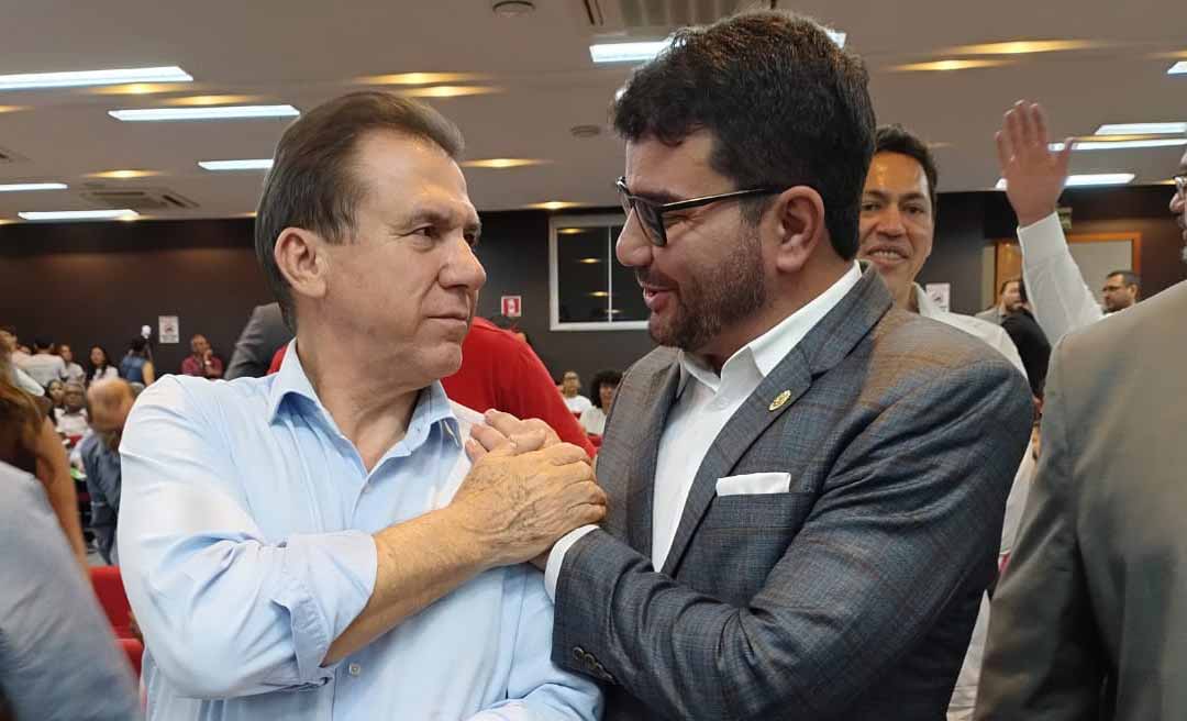 Gladson informa a ministro que vai convidar Lula para inauguração da ponte do Sibéria, em Xapuri