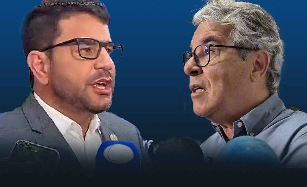 Após apertos de mãos tímidos, Gladson e Jorge Viana trocam farpas durante agenda de ministro de Lula no Acre