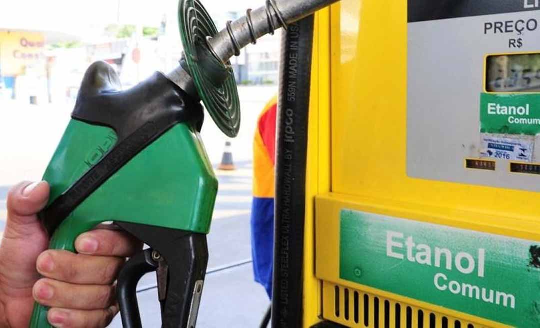 Novo valor de referência do etanol no Acre passa a valer em outubro; preço serve de base para o cálculo do ICMS