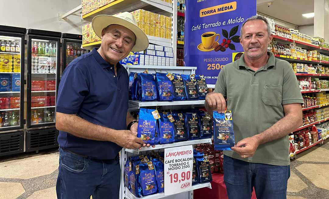 Prefeito Tião Bocalom lança marca própria de café em Acrelândia