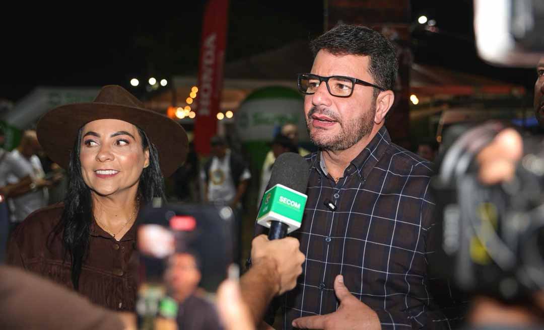 Na abertura da Expoquinari, governador Gladson Camelí reafirma compromisso com o desenvolvimento do município