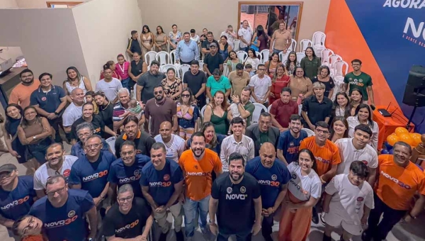 Partido NOVO do Acre lidera crescimento de filiações e atinge melhor resultado da história