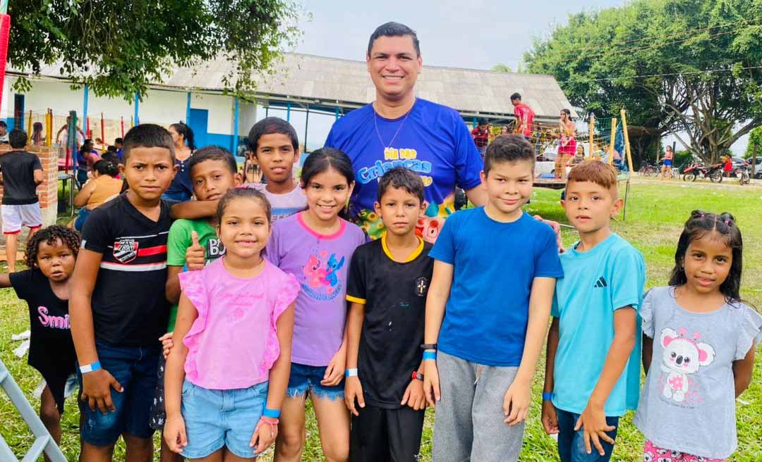 Dia das Crianças do Tio Pablo reúne mais de quatro mil crianças em grande festa na AABB de Sena Madureira