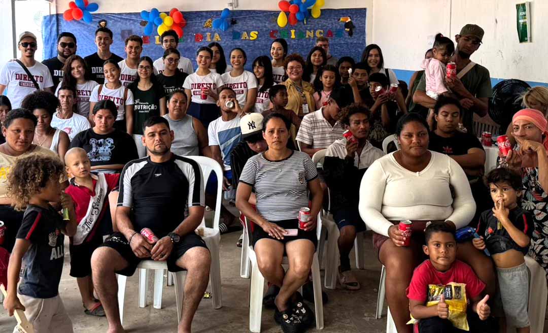 “Integra Mundo”: Alunos da Uninorte levam conhecimento jurídico e nutricional a migrantes em Rio Branco