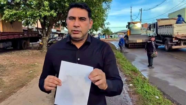 Após pedido do vereador Samir Bestene, intervenção no cruzamento da Rua Manaus com Valdomiro Lopes melhora trânsito no bairro da Paz