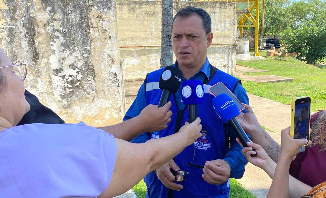 Turbidez do Rio Acre: Abastecimento de água em Rio Branco deve normalizar em até 90% nos próximos dias, diz Saerb