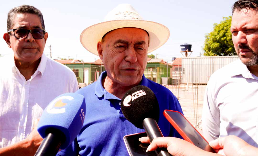 Prefeito Tião Bocalom visita obras do Minha Casa, Minha Vida em Rio Branco e anuncia construção de mais de 1,8 mil moradias