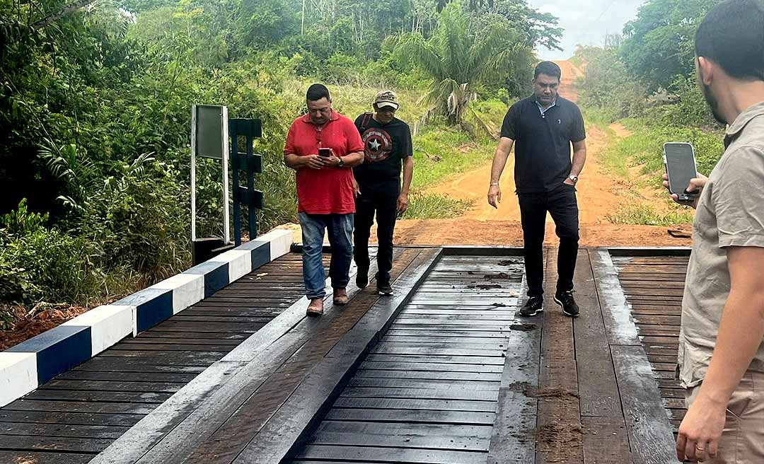Indicação: Vereador Samir Bestene acompanha entrega de ponte reconstruída no Ramal do Junqueira, zona rural de Rio Branco