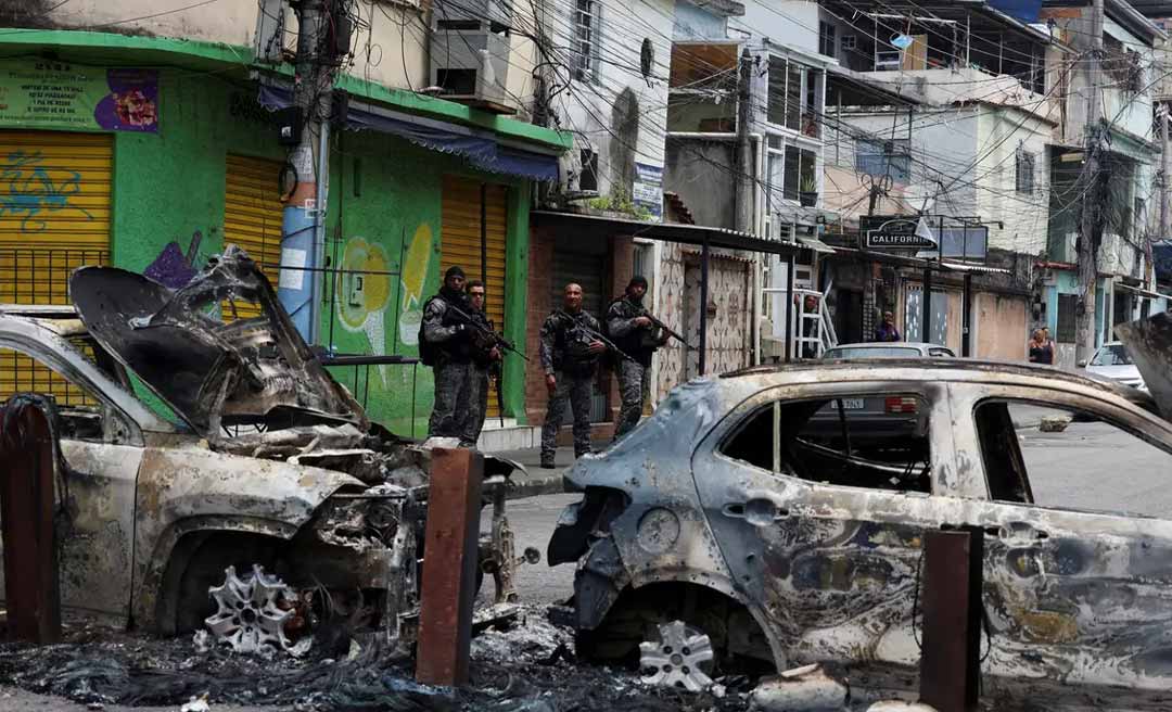 Operação policial no Rio de Janeiro contra facções criminosas já registra 64 mortes