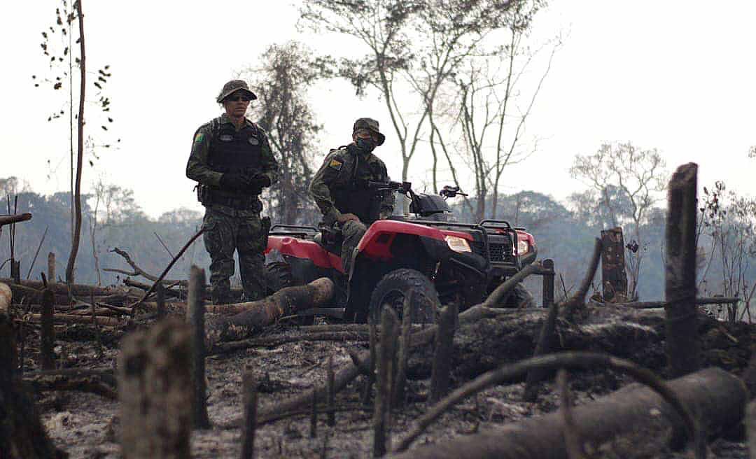 Acre já viveu sob à GLO, com Força Nacional atuando no combate às queimadas