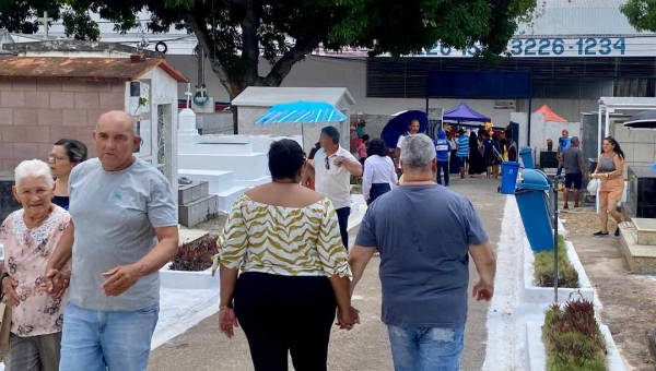 Cemitério São João Batista deve receber 30 mil visitantes neste Dia de Finados em Rio Branco