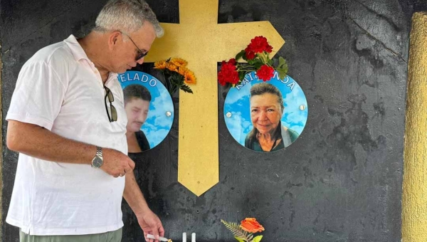 “Ele disse que eu vou ganhar a eleição”, afirmou Petecão após ter conversado com o pai falecido, seu ‘Pelado’ no Dia de Finados