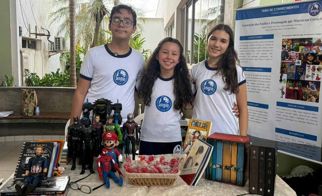 Estudantes do Colégio Anglo realizam Feira de Ciências com temas criativos e tecnologia inovadora