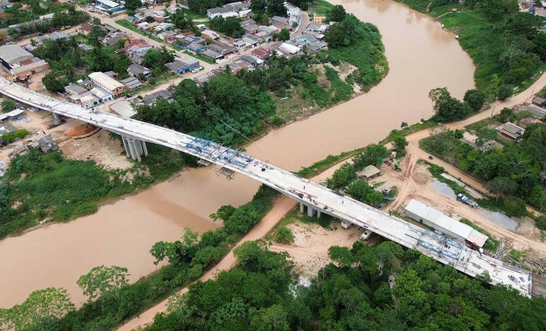 Governadora em exercício Mailza Assis e Sula Ximenes destacam compromisso do governo na reta final da Ponte da Sibéria