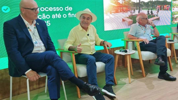 Na COP30, Bocalom alerta que é necessário preservar o meio ambiente "sem escravizar o ser humano"