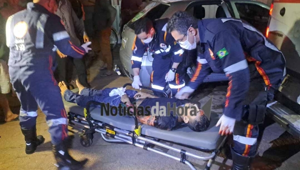 Homem monitorado por tornozeleira eletrônica é baleado no bairro Cidade Nova; vítima está em estado gravíssimo