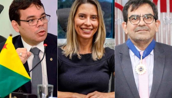 Oswaldo D’Albuquerque, Marcela Ozório e Álvaro Luiz formam a lista tríplice do MPAC; tendência é de que Gladson escolha o primeiro colocado