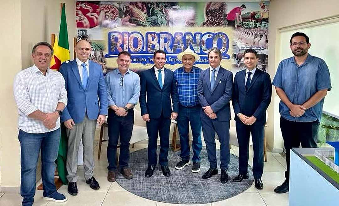Presidente do TJAC visita prefeito Bocalom para tratar de regularização fundiária em Rio Branco: “Tema fundamental em nossa gestão”