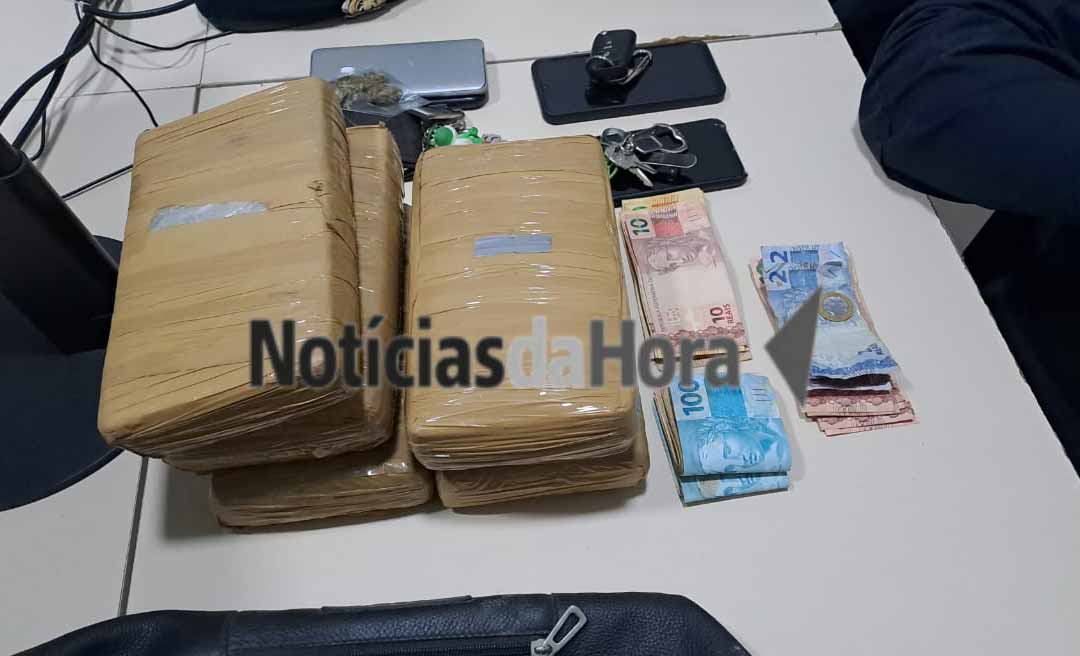 Força Tática e ROTAM prendem trio com seis tijolos de maconha no bairro João Paulo II, região da Baixada da Sobral