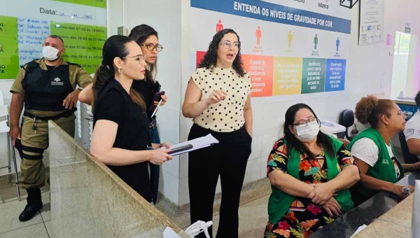 Equipes de auditores do TCE-AC fiscalizam UPAs de Rio Branco nesta sexta-feira