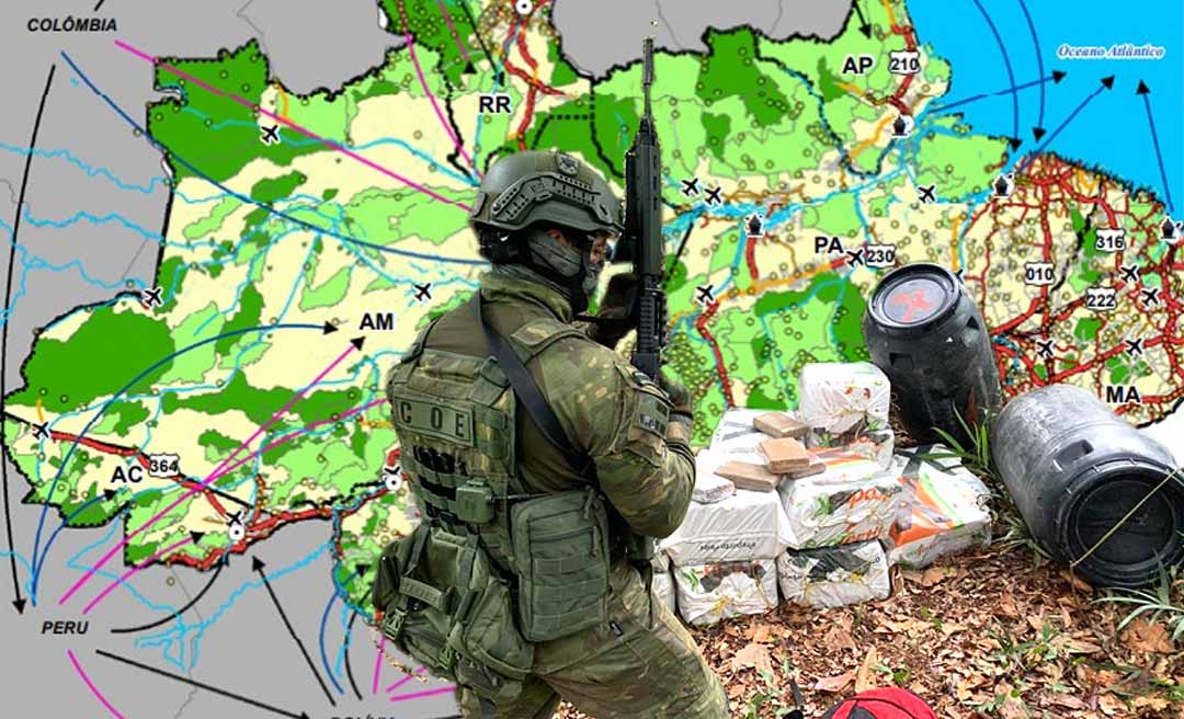 Com atuação no Acre, CV domina as rotas pelos rios, enquanto PCC aposta no transporte aéreo, mostra estudo