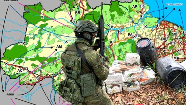 Com atuação no Acre, CV domina as rotas pelos rios, enquanto PCC aposta no transporte aéreo, mostra estudo