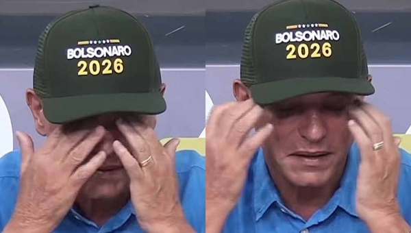 Durante entrevista a programa na TV, Márcio Bittar chora ao falar do ex-presidente Jair Bolsonaro