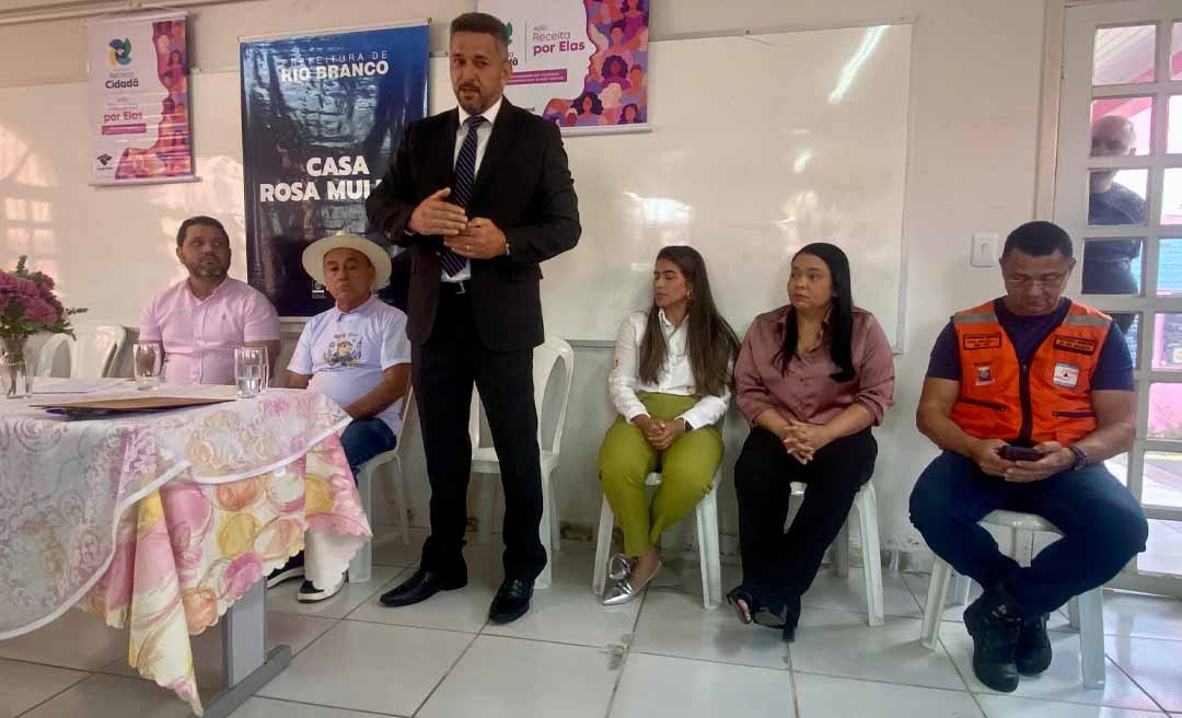 Casa Rosa Mulher, em Rio Branco, recebe doação da Receita Federal para fortalecer ações de acolhimento e autonomia feminina 