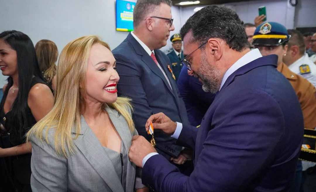 Gladson e Sula recebem Medalha Imperador Dom Pedro II por ligar Feijó a Envira e apoiar a instalação de quartel do Corpo de Bombeiros