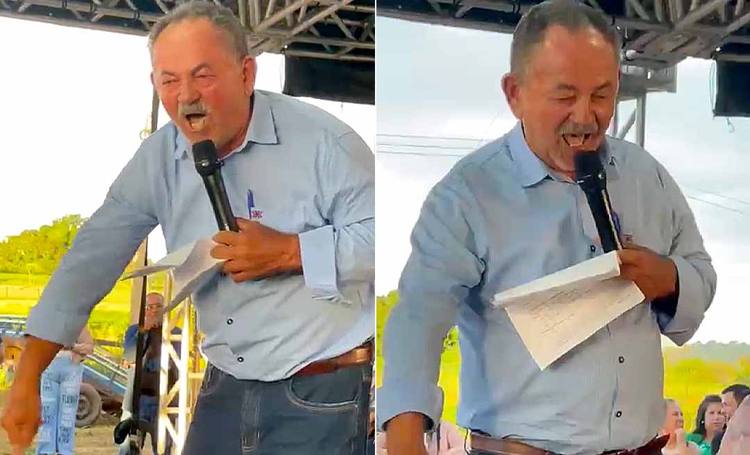 “Se eu roubar um centavo dessa prefeitura eu quero que Deus me mate aqui agora", diz prefeito de cidade no interior do Acre