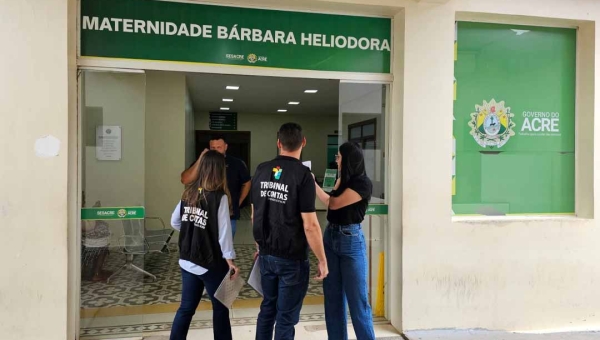 Auditores do Tribunal de Contas do Acre fazem nova fiscalização na Maternidade Bárbara Heliodora