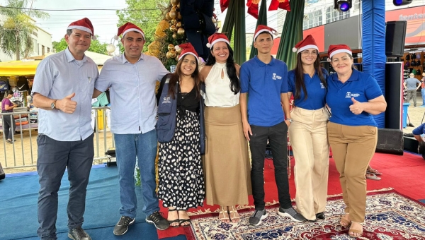 Vereador Samir Bestene participa da abertura do Natal Premiado no Calçadão da Benjamin Constant: “Pedido do nosso mandato junto aos comerciantes”
