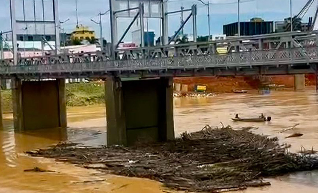 Rio Branco registra nova elevação do Rio Acre após forte chuva; acumulado supera 50 mm em 24 horas e manancial já ultrapassa 10 metros
