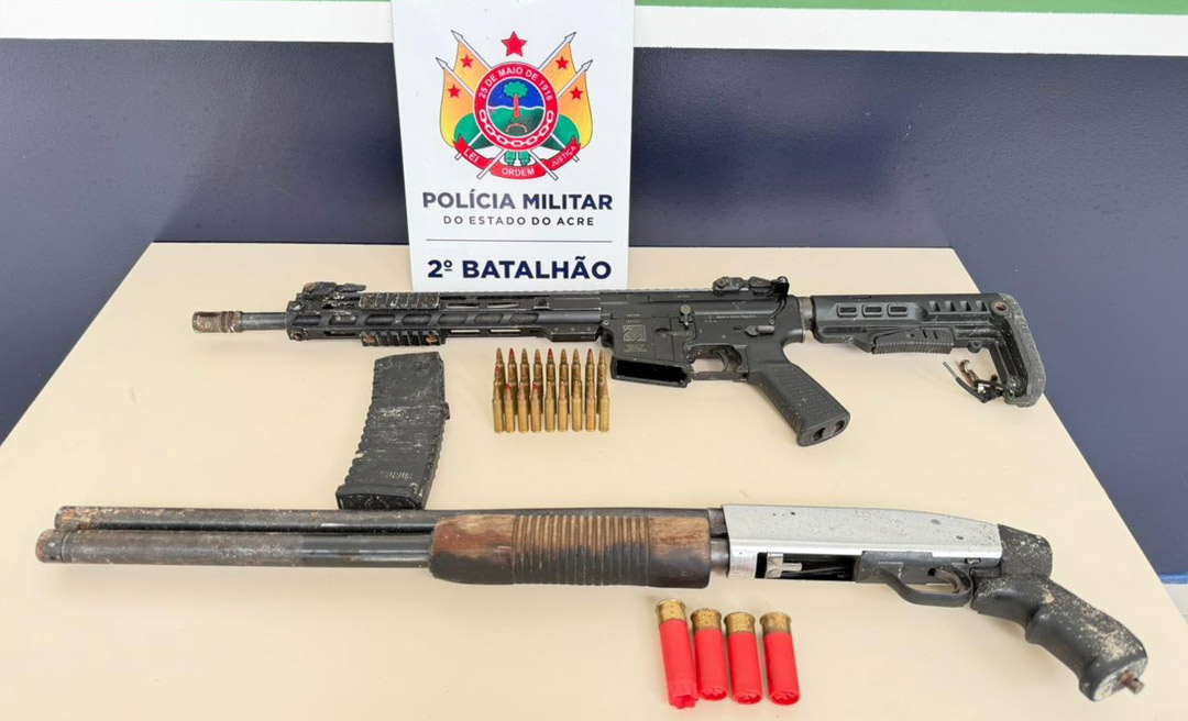 Troca de tiros com a PM resulta em quatro detidos e três armas apreendidas no Belo Jardim II