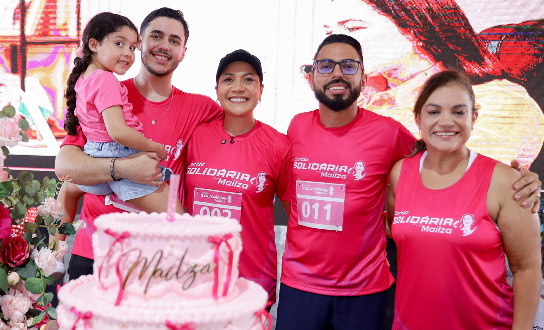 Mailza arrecada mais de 2 mil brinquedos para crianças com Corrida Solidária