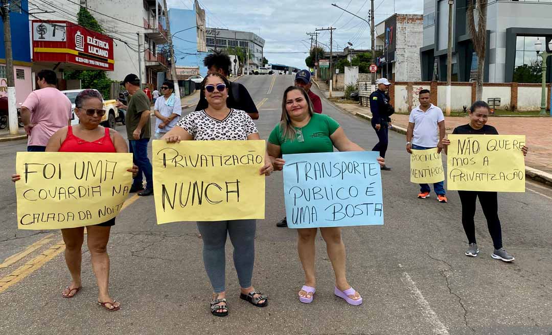 Comerciantes protestam contra privatização na área central da Capital: “Se não houver diálogo, o movimento pode continuar”