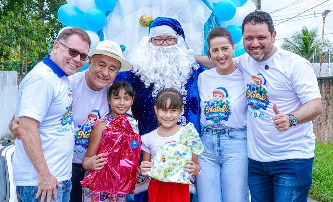 Prefeito Bocalom entrega presentes do programa Natal Criança Feliz no Cras Novo Horizonte: “Dá para ver o sorriso dessas crianças”