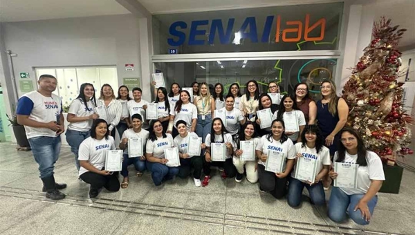 SENAI forma turma inédita com mais de 20 mulheres no curso de Eletricista de Redes, em parceria com a Energisa 