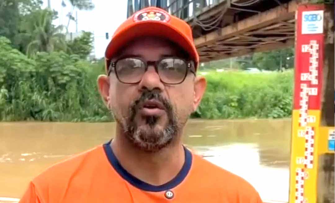 Rio Acre atinge 8,38 metros em Brasiléia e Defesa Civil alerta para possível elevação do nível do manancial nas próximas horas