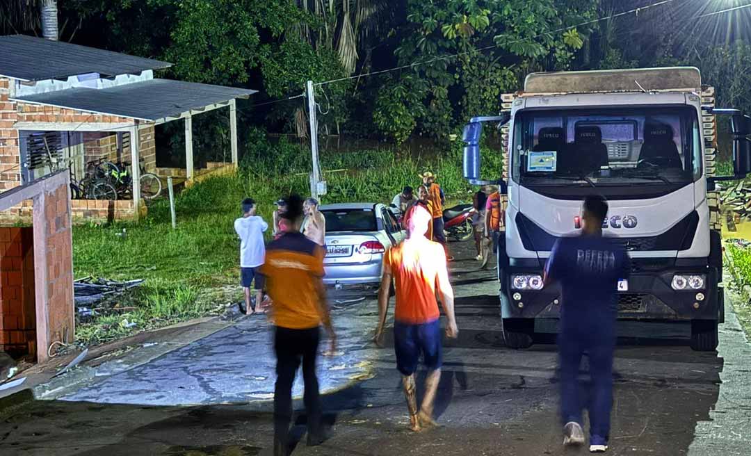 Prefeitura presta apoio à famílias atingidas por alagamentos em Cruzeiro do Sul