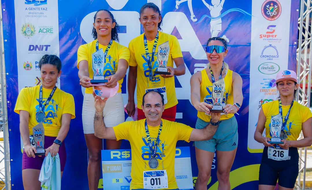 Sucesso: Prefeitura de Cruzeiro do Sul realiza V Corrida da Virada com mais de 850 participantes