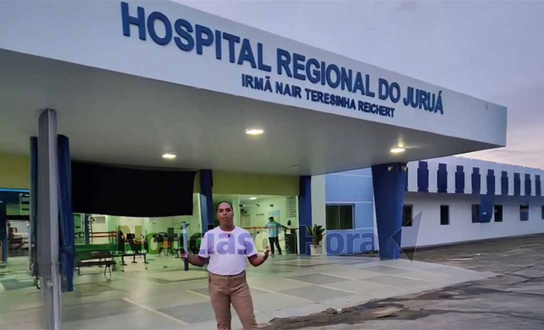 Paciente sofre com dores há dias e aguarda exame sem previsão no Hospital do Juruá