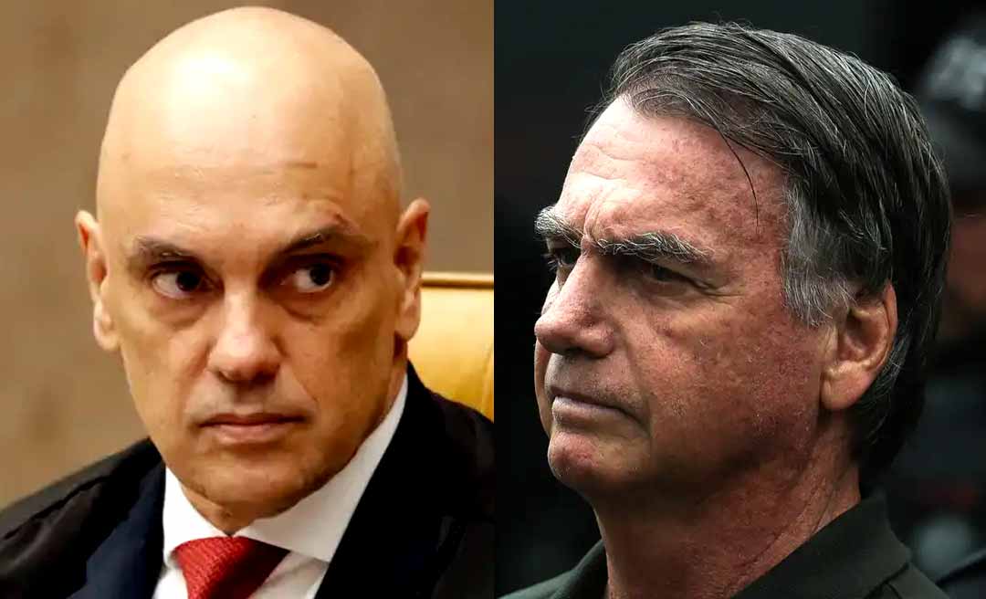 Após suposta queda, Alexandre de Moraes nega ida de Bolsonaro a hospital e exige laudo médico